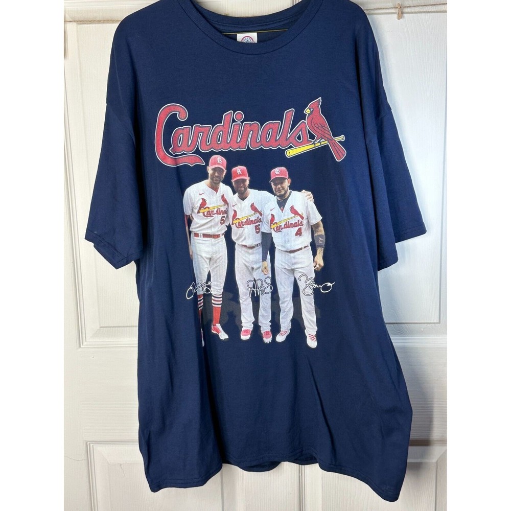 StL Cardinals 2022 Farewell Tour T-Shirt Size Mens 2XL Pujols Molina Wainwright